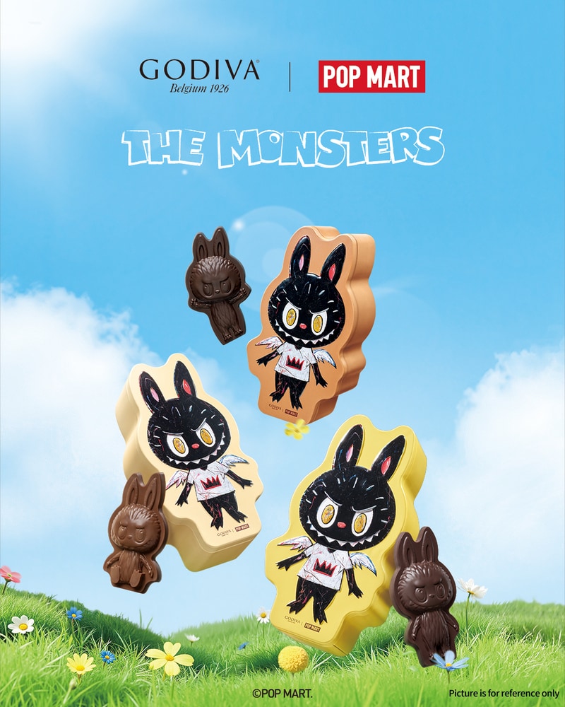 LABUBU 黒いウサギ フィギュア GODIVAコラボ　海外限定 Collectible-Inspired Chocolates : labubu x godiva