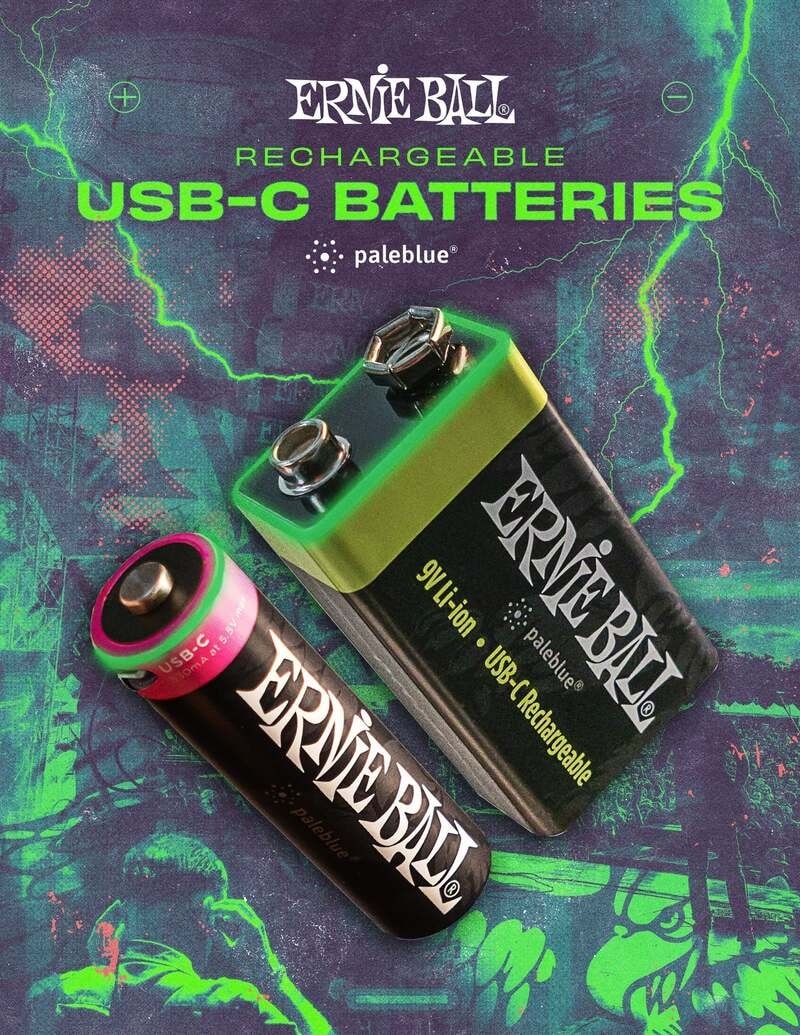 Musician-Focused Rechargeable Batteries Main Gallery Image