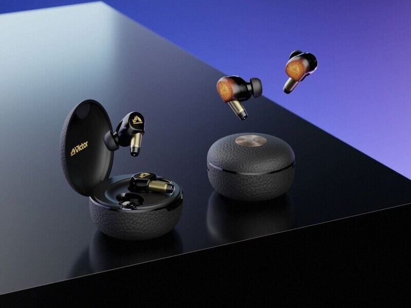 Wooden Self-Healing Headphones : Victor WOOD Master earbuds