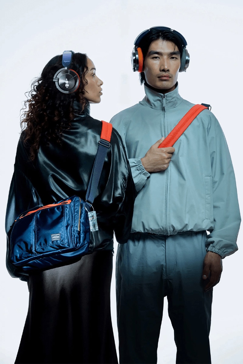ヘッドホン Dyson PORTER headphones and shoulder bag Industrial Co-Branded Accessory Sets : Dyson x PORTER