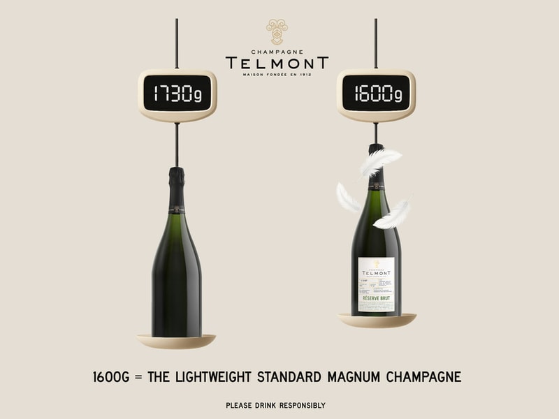 Sustainable Lightweight Champagne Bottles Main Gallery Image