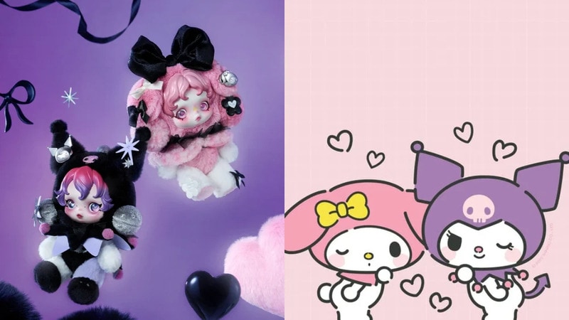 Character Crossover Figures : Skullpanda x Sanrio