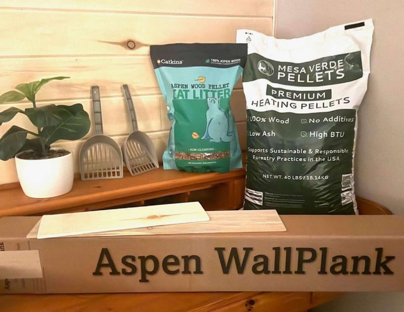 Aspen Wood Cat Litter Main Gallery Image