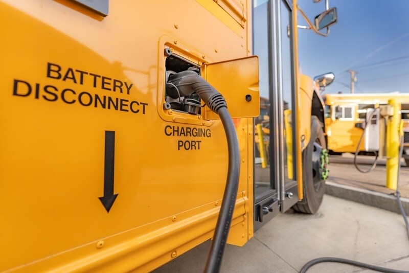 Clean Electric School Buses Main Gallery Image