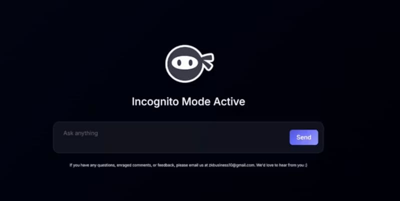 Anonymous AI Chats : IncogniChat