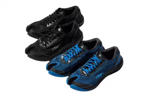 美品 Kiko Kostadinov Asics lLARGI FF 24.5 Luxe Split-Toe Sneakers: Kiko Kostadinov x Asics ILARGI FF