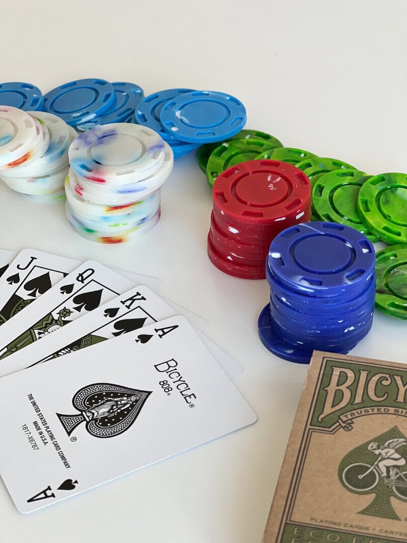 Microplastic-Made Poker Chips Main Gallery Image