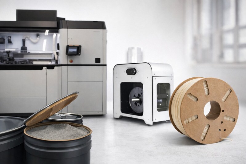 Recycled Powder Waste Filaments Main Gallery Image