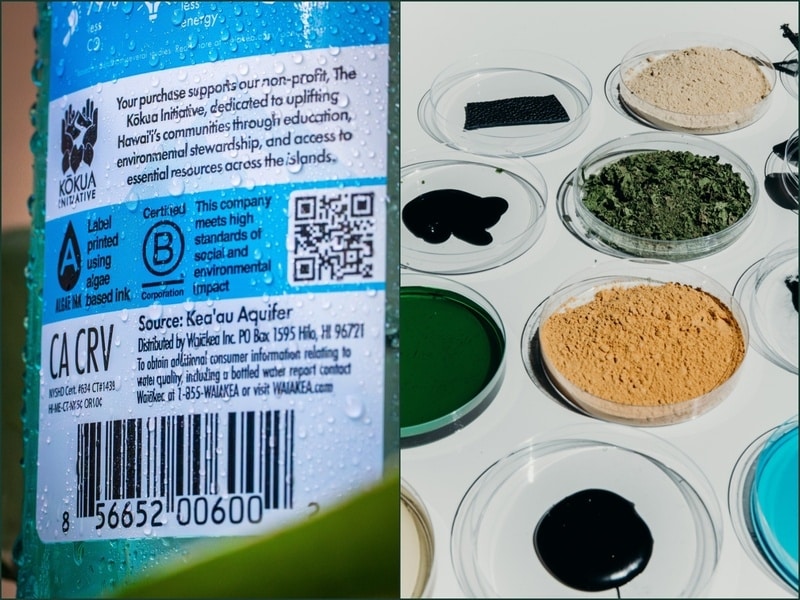 Algae-Based Beverage Labels Main Gallery Image