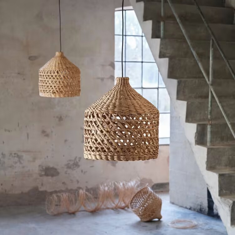 Banana Fibre Lampshades Main Gallery Image