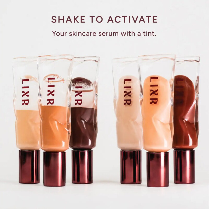 Shakeable Waterless Tinted Serums: LIXR Beauty Has Introduced the