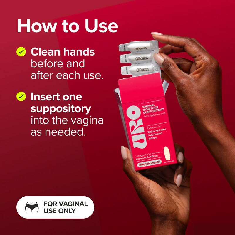 Hydrating Intimate Suppositories : Moisture Suppository