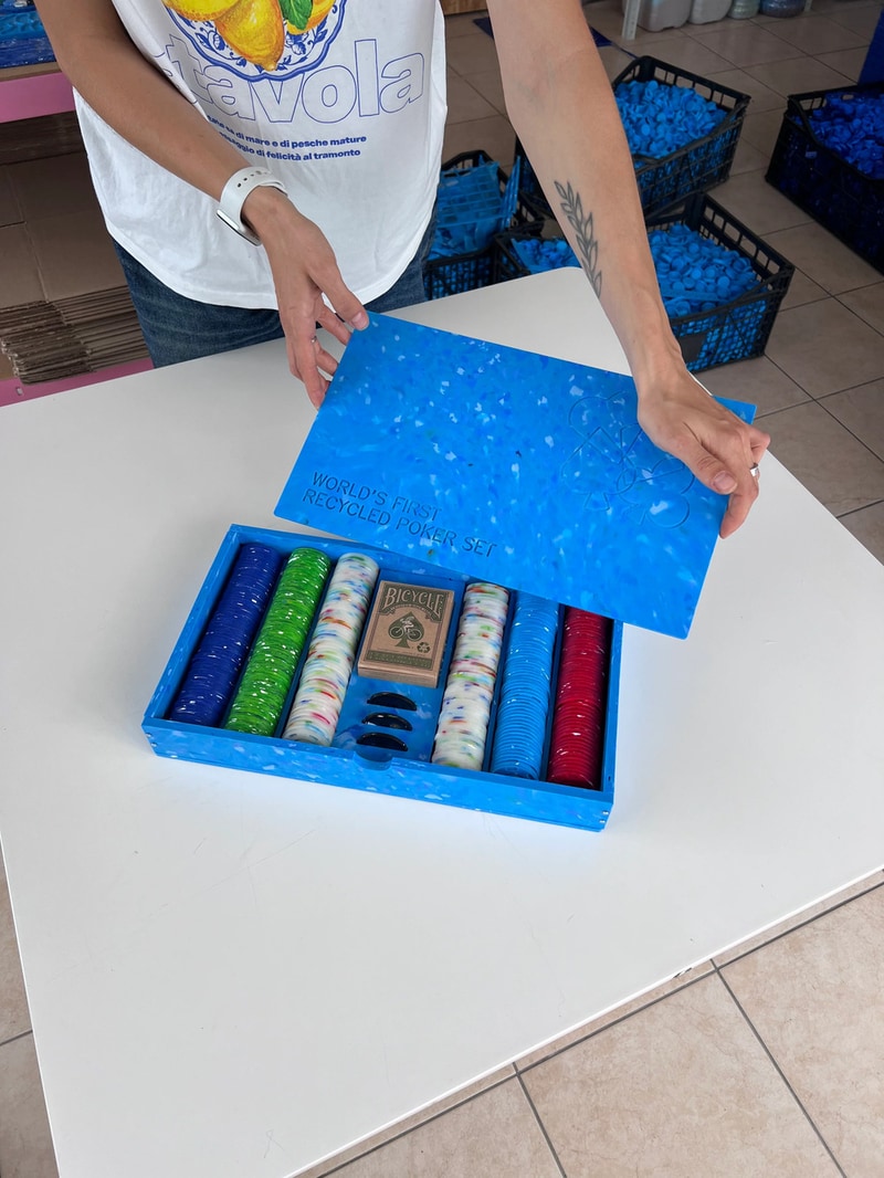 Recycled Plastic Poker Sets Main Gallery Image