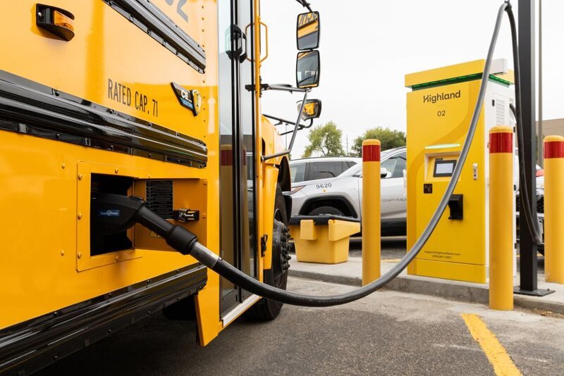 Bidirectional Electric School Buses Main Gallery Image