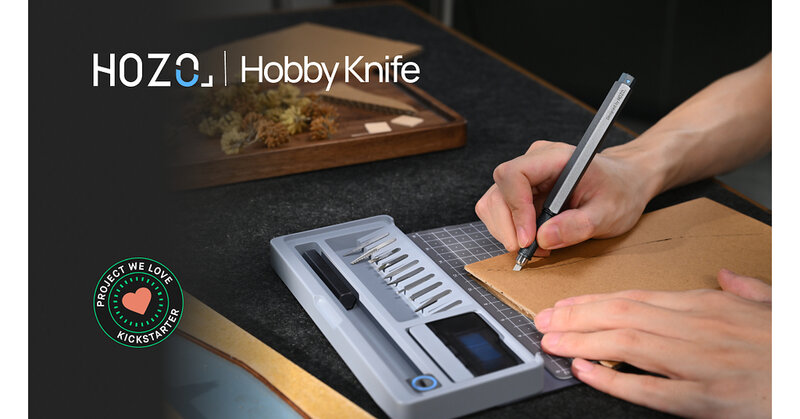 Push-Button Precision Craft Knives: HOZO Simplifies Blade Changes for ...