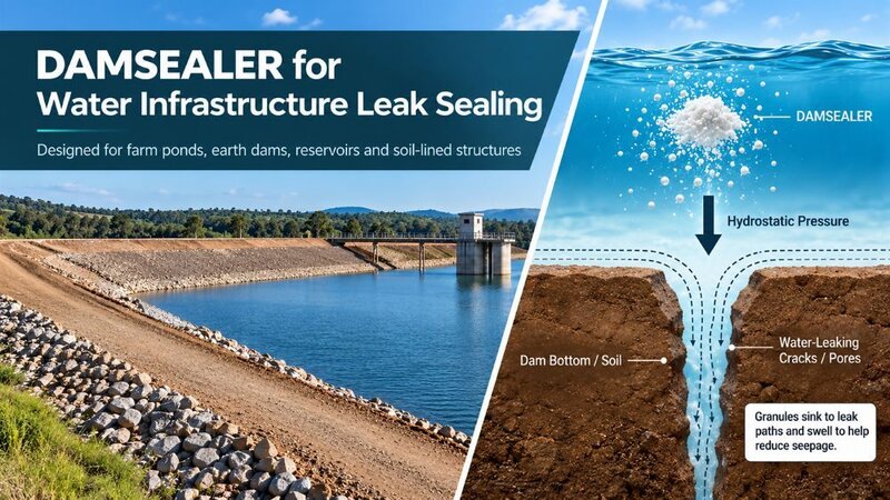 Water-Saving Dam Sealants Main Gallery Image