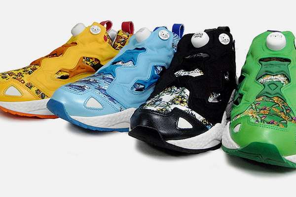 Rainbow Reeboks: The Reebok 2010 Spring Hawaiian Insta Pump Fury Collection