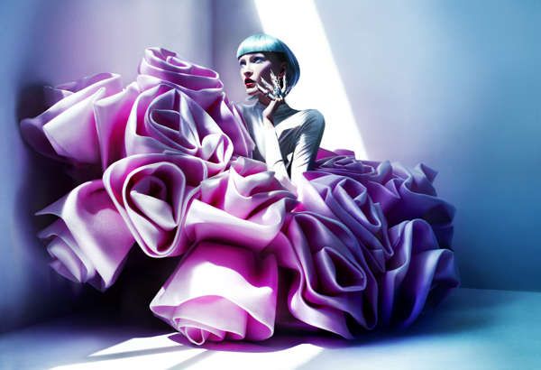 Futuristically Textured Fashion