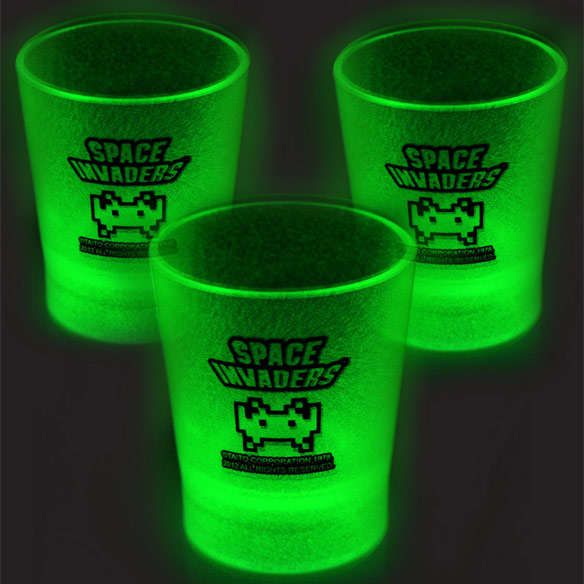 Illuminated 8-Bit Shot Glasses