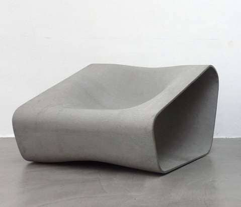 Curvy Cement Couches