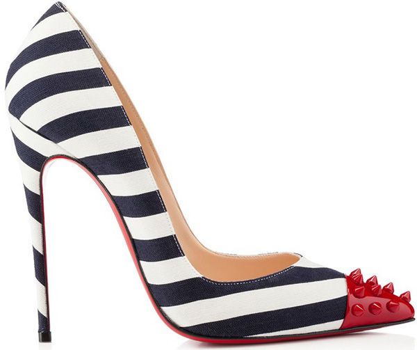 Nautical Spiked Stilettos