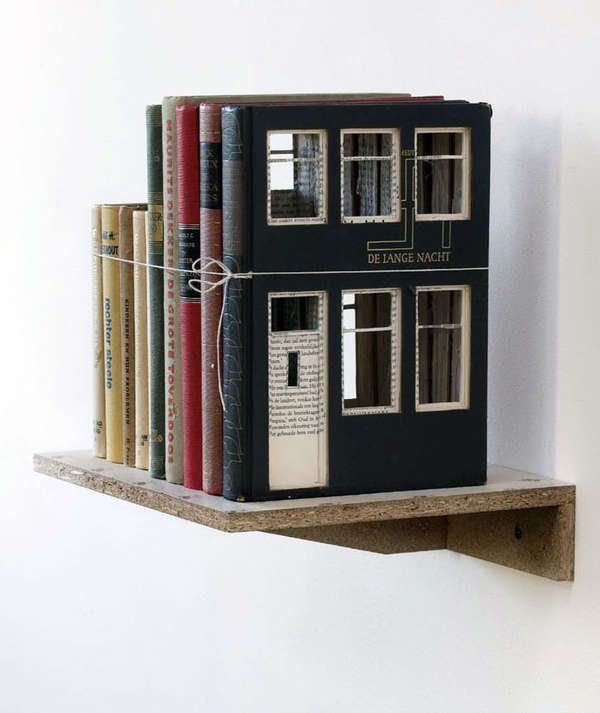Book-Built House Decor