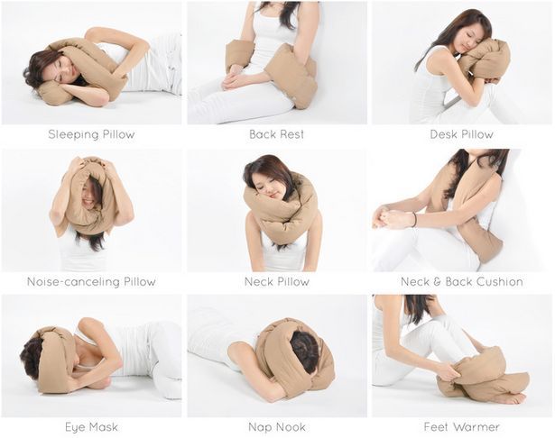 Scarf-Like Cushions