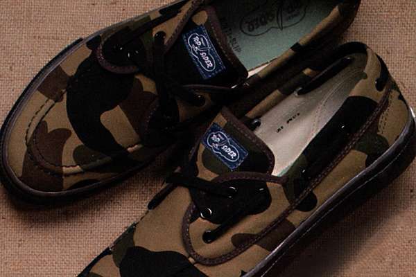 Camo Monkey Sailor Shoes