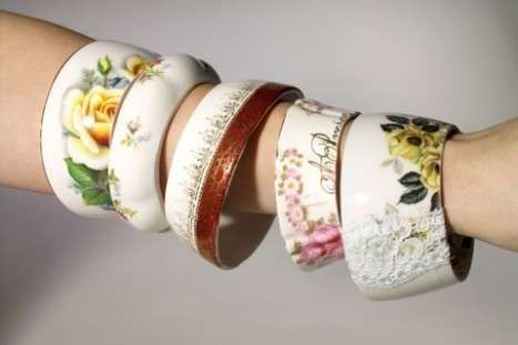 Upcycled Teatime Bangles