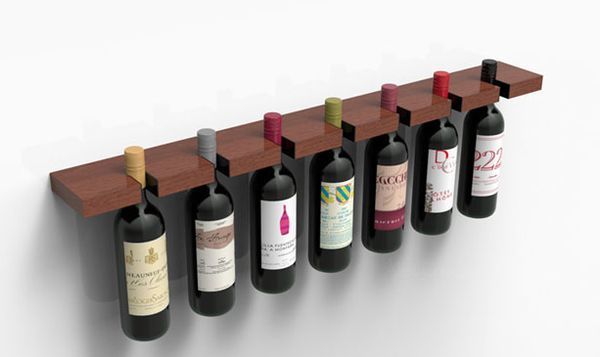 Precarious Pinching Wine Racks