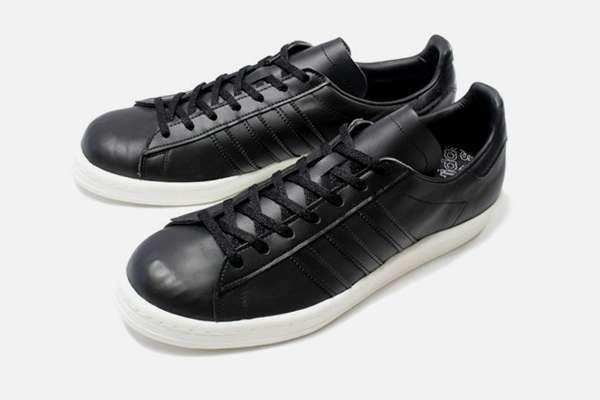 Badass Black Leather Sneakers Adidas 80s CP Kicks Surprise Hardcore Fans