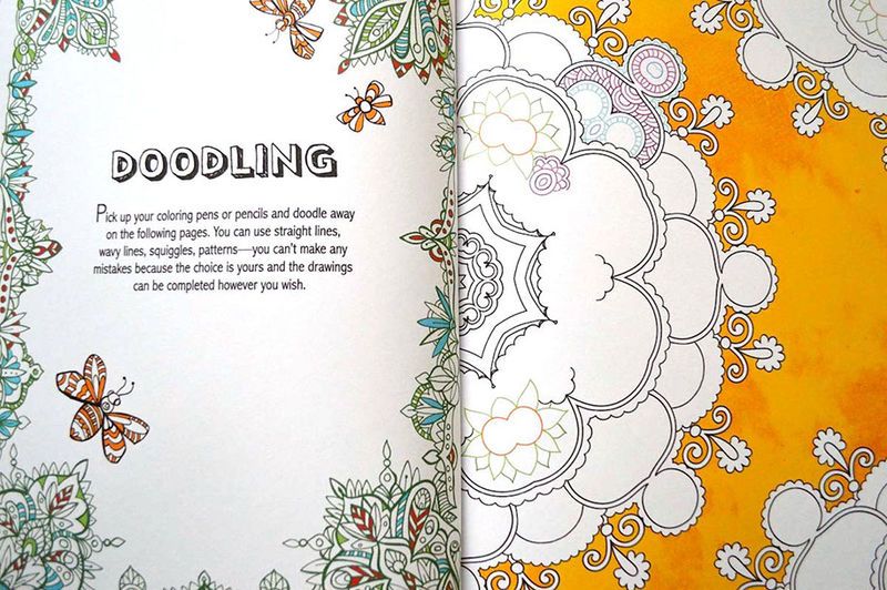 Stress-Reducing Coloring Books