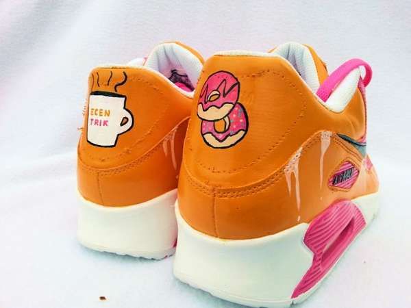 Vibrant Donut-Inspired Sneakers