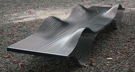 Graphic Wave Benches