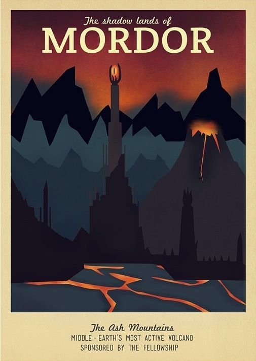 Fantasy-Themed Travel Posters