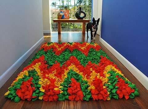 Vibrant Upcycled Carpets