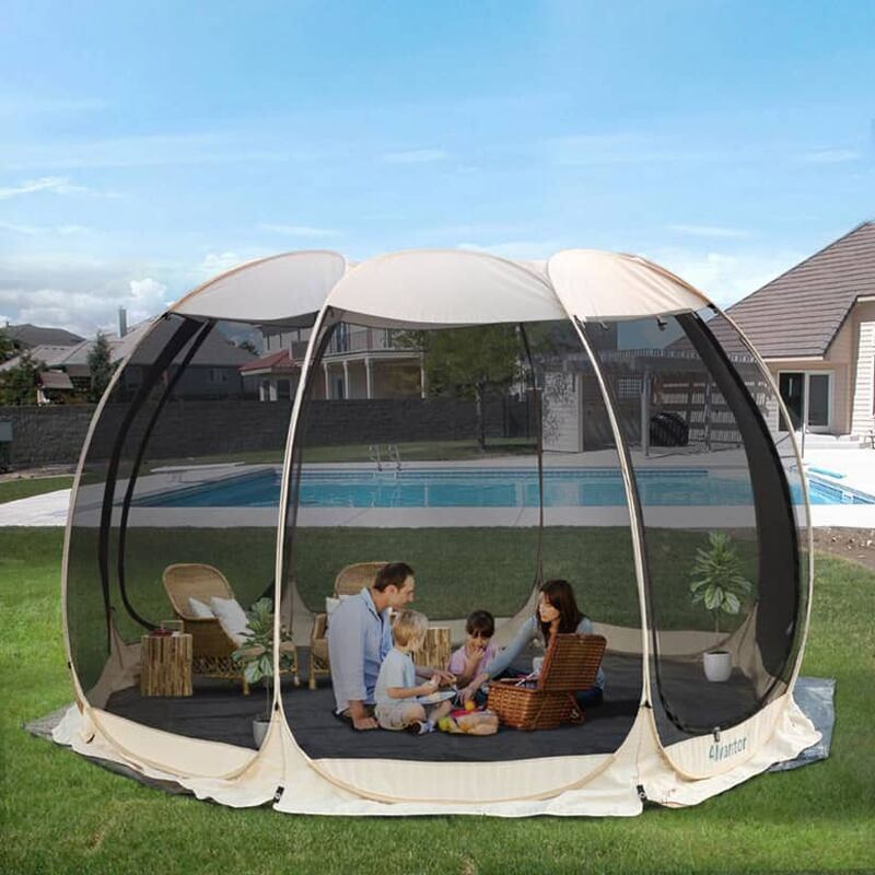 Enclosed Oversized Backyard Tents, Outdoor Screen Tent
