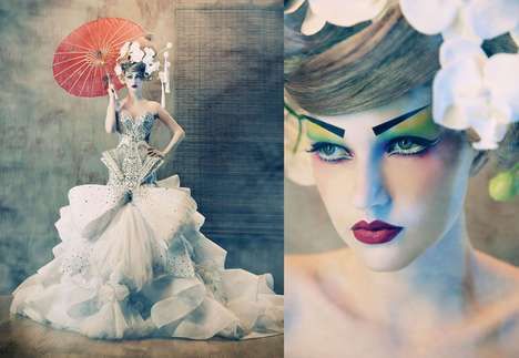 Porcelain Geisha Doll Shoots