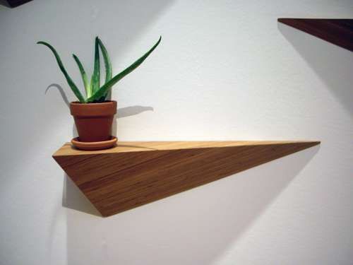 Hanging Hypotenuse Shelves