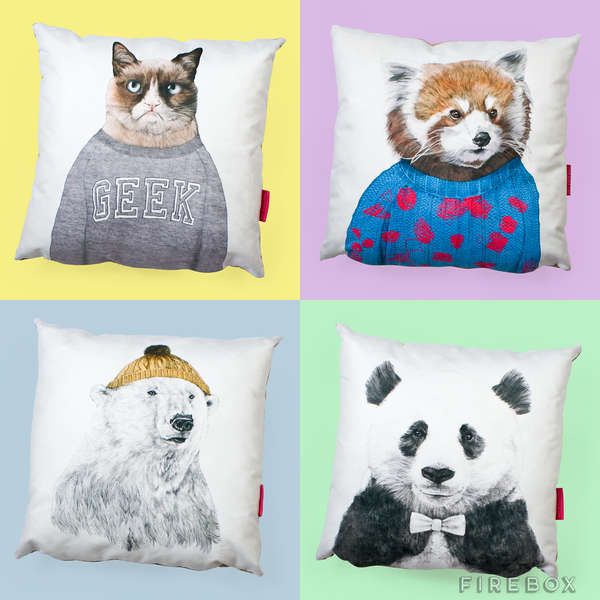 Personified Animal Cushions