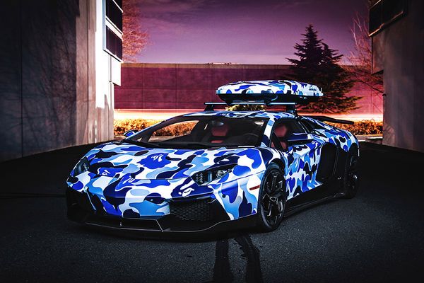 Icy Camo Car Wraps