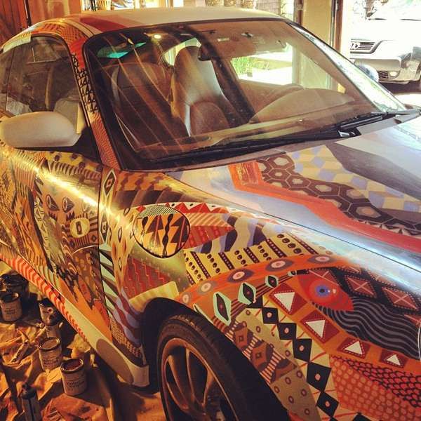 Tribal-Print Sportscars