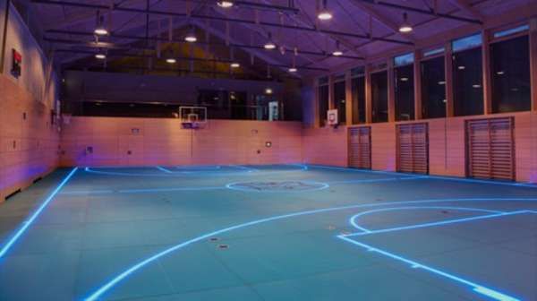 Futuristic Gym Courts