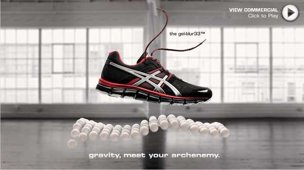 Floating Footwear Ads