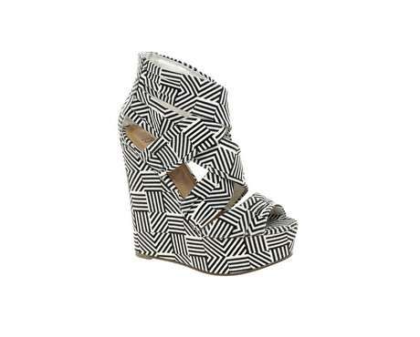 Towering Maze-Patterned Pumps