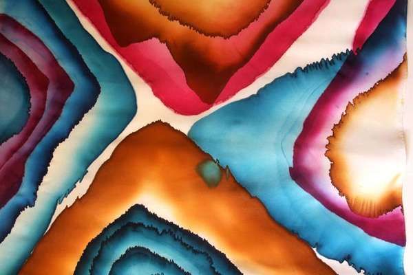 Watercolor-Inspired Scarves