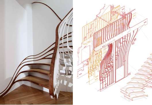 Stunning Sinuous Stairs