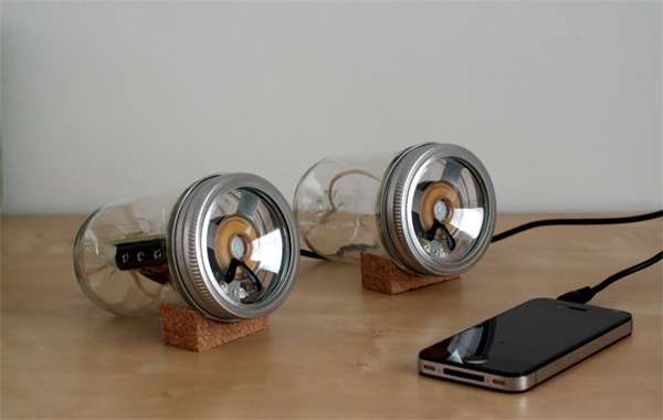 Mason Jar Speakers