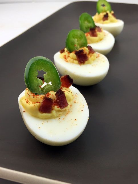 Piquant Deviled Eggs