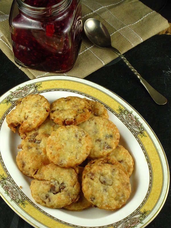 Porky Parmesan Breakfast Cookies